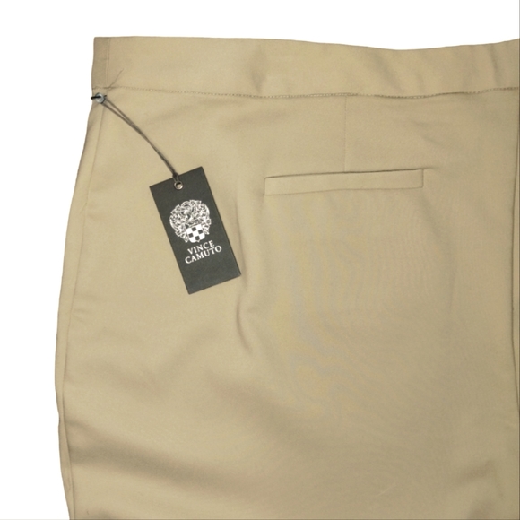 Vince Camuto Plus Size Pants Khaki Haze - Picture 4 of 9